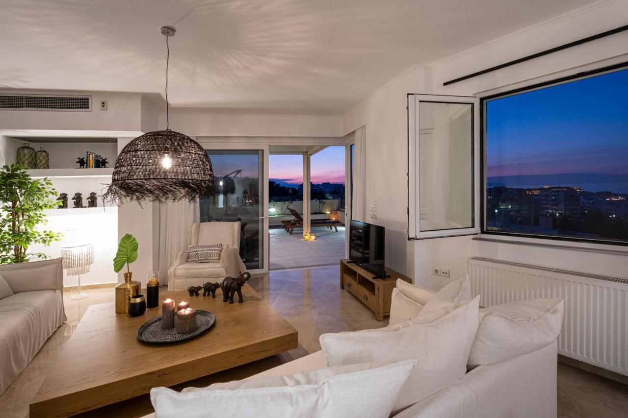 Helen Luxury Holiday House With Sea View Rethymno  Екстер'єр фото