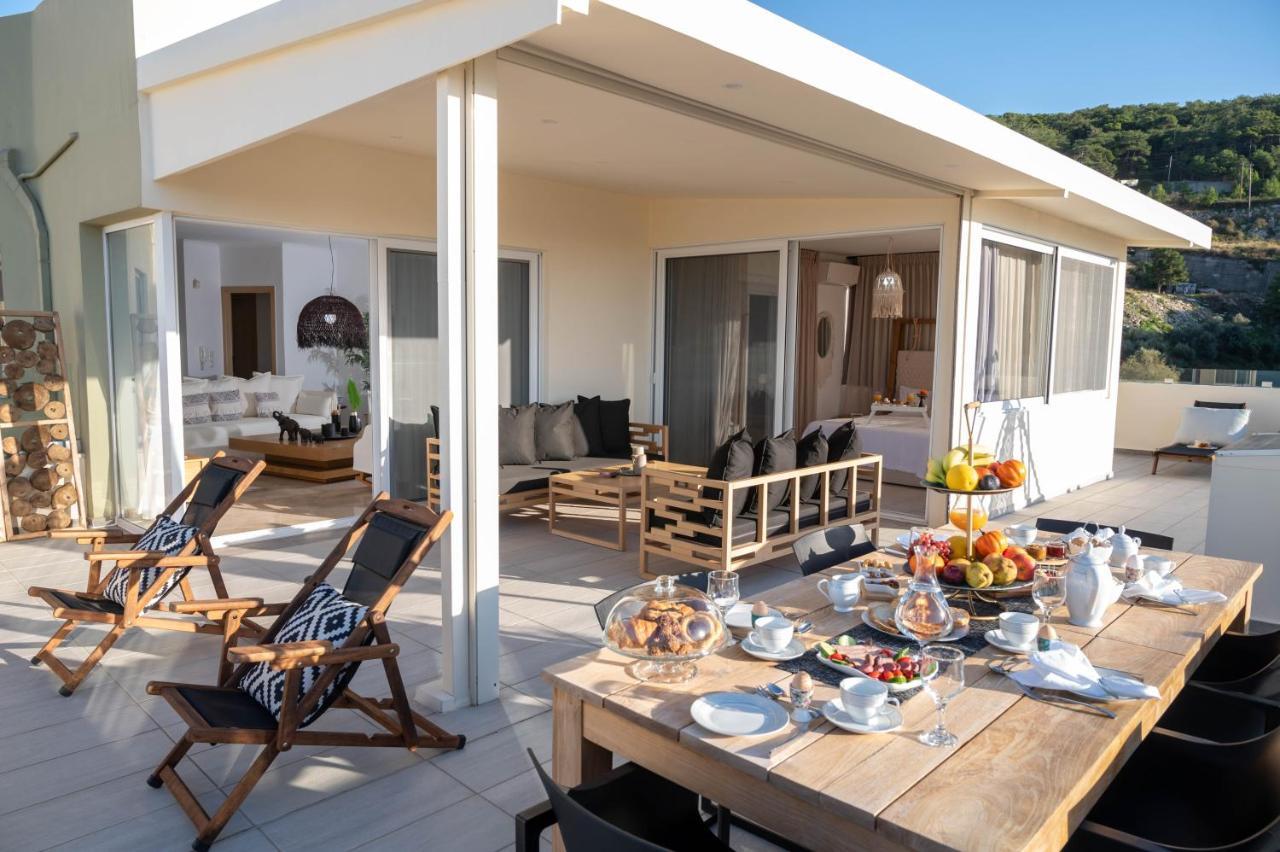 Helen Luxury Holiday House With Sea View Rethymno  Екстер'єр фото