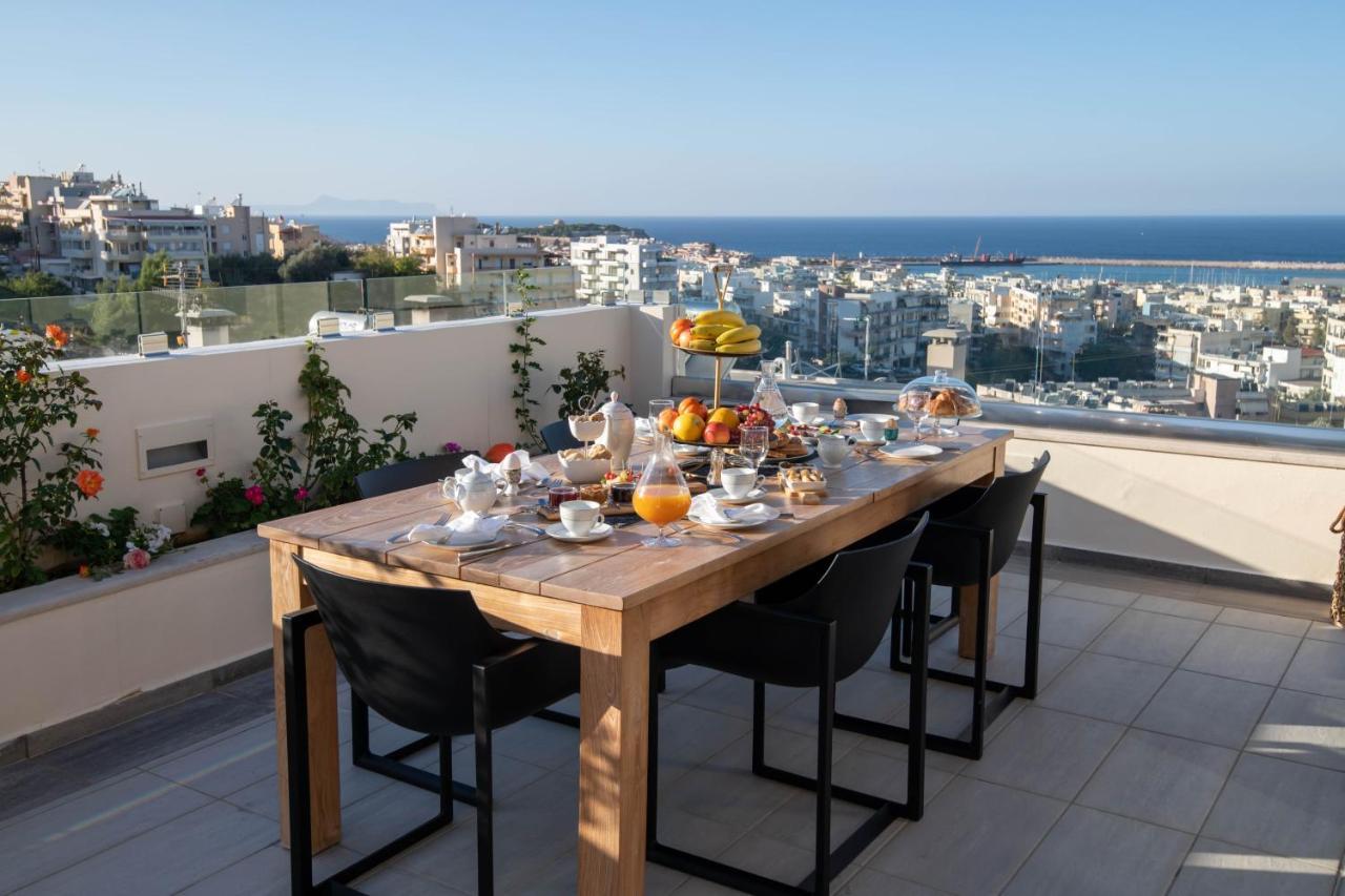 Helen Luxury Holiday House With Sea View Rethymno  Екстер'єр фото